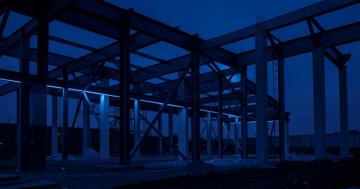 Development & Construction operations illustrated in the AEGIS OS visual language