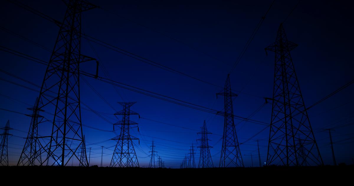 Energy & Infrastructure operations illustrated in the AEGIS OS visual language
